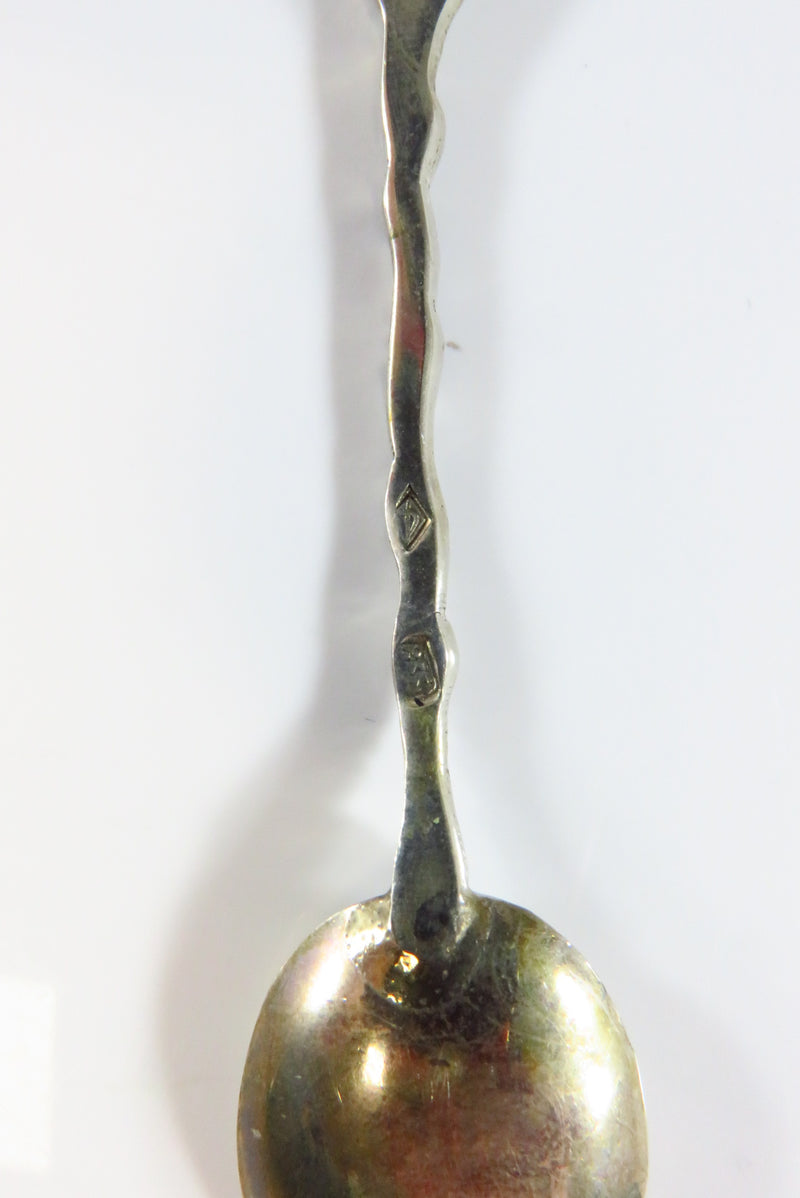 Pineapple Design 833 Silver Brazilian Demitasse Coffee Baby Diminutive Spoon