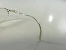Circa 1980s Sferoflex 2503-B Women's Semi-Rimless Metal Eyeglass Frame 49-18-130 Made in Italy eyeglasses vintage silver