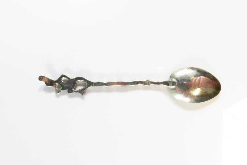 Smoking Pipe Design 833 Silver Brazilian Demitasse Coffee Baby Diminutive Spoon