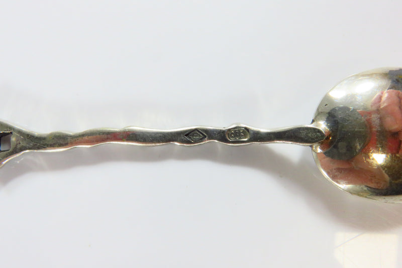 Grape Cluster Design 833 Silver Brazilian Demitasse Coffee Baby Diminutive Spoon
