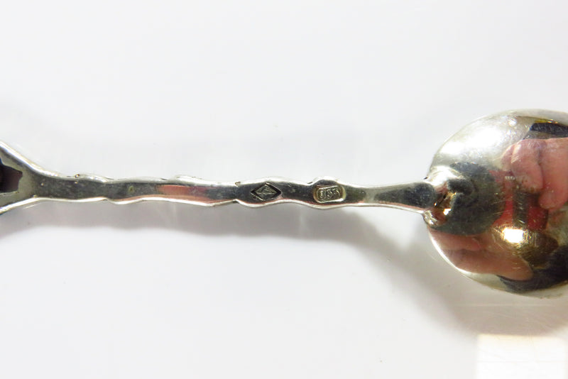 Banana Bunch Design 833 Silver Brazilian Demitasse Coffee Baby Diminutive Spoon