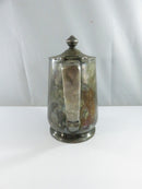 Vintage Reed & Barton A Sheraton Hotel Silver Soldered Individual Coffee Tea Pot 24 Art Deco NS777 3 1/2 Silverplate