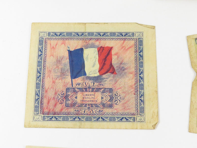 Grouping of 5 Vintage Paper Currency No Longer in Use