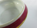 Vintage Limoges France Eiffel Tower Paris Porcelain Covered Trinket Box Burgundy Gold Gilt Veritable Porcelaine d'Art