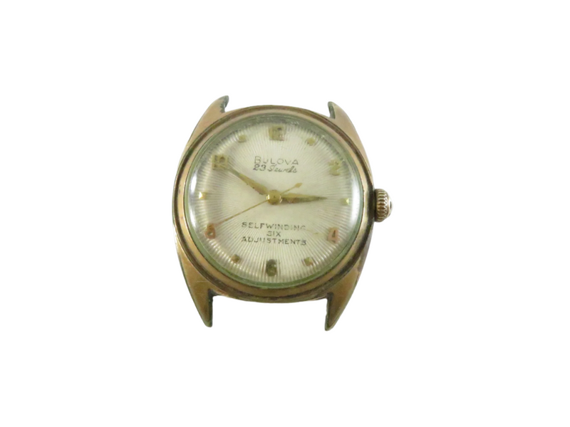 Bulova 23 Jewel Watch, Vintage Parts, Self-Winding, 10BPAC Movement, Non-Functional, 33mm