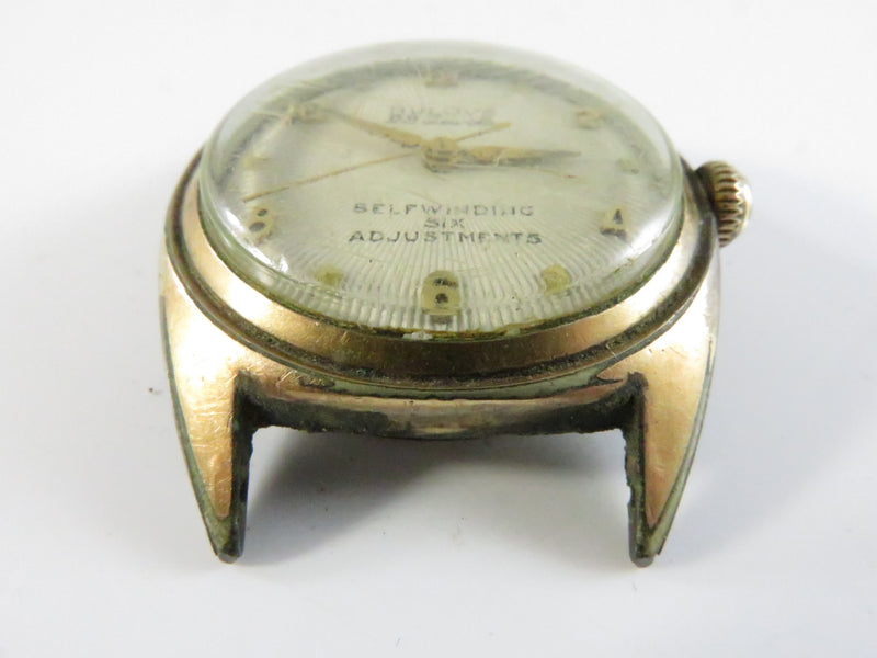 Bulova 23 Jewel Watch, Vintage Parts, Self-Winding, 10BPAC Movement, Non-Functional, 33mm