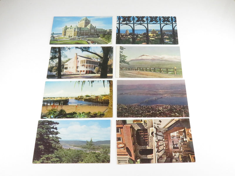 Grouping of Vintage Unused Travel Postcards Canada, US, Japan