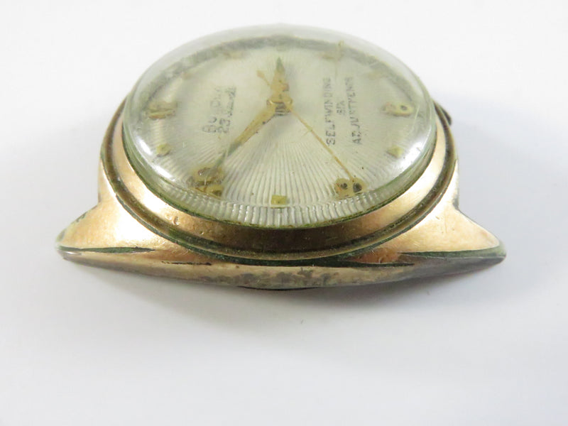 Bulova 23 Jewel Watch, Vintage Parts, Self-Winding, 10BPAC Movement, Non-Functional, 33mm