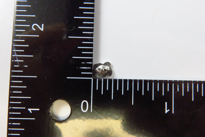 Letter B Ring Insert for Signet Monogram Rings Hardstone Ring Letter B 6.03 mm with measurement.