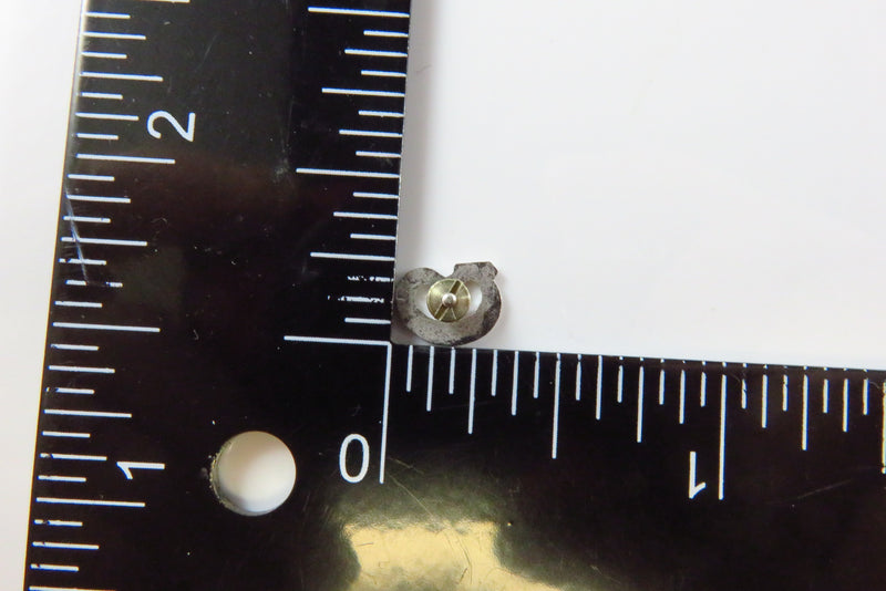 Letter C Ring Insert for Signet Monogram Rings Hardstone Ring Letter C 8.21mm with measurement.
