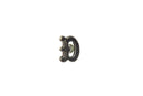 Letter D Ring Insert for Signet Monogram Rings Hardstone Ring Letter D 8.27 mm — Silver — front view