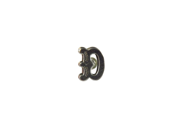 Letter D Ring Insert for Signet Monogram Rings Hardstone Ring Letter D 8.27 mm