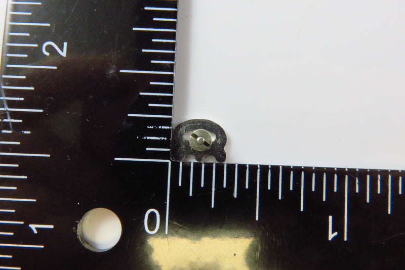 Letter D Ring Insert for Signet Monogram Rings Hardstone Ring Letter D 8.27 mm with measurement.