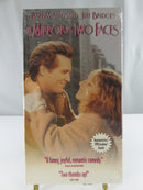 Back of factory-sealed The Mirror Has Two Faces VHS slipcover with synopsis, barcode, Columbia TriStar Video logos, and PG-13 rating