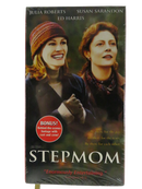 Front of factory-sealed Stepmom VHS slipcover featuring Julia Roberts, Susan Sarandon, and bonus behind-the-scenes footage sticker