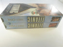Titanic 1997 VHS 2-Tape Factory Sealed Slipcase James Cameron Leonardo DiCaprio Kate Winslet Paramount Video