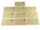 Grouping of Ten Unused United States Postal Cards Benjamin Franklin 2 Cents — front view