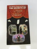 Back slipcase of The Secrets of Magic & Illusion VHS showing barcode, program details, and MP7199