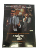 Front cover of sealed Analyze This DVD showing Robert De Niro, Billy Crystal, and Lisa Kudrow