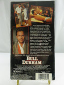 Bull Durham 1989 VHS Slipcover Orion Home Video Kevin Costner Susan Sarandon release Robbins Wilson Robert Shelton