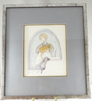 1982 Pat Buckley Moss Lisa & Tiger Framed Print 197/1000 Orange Tabby Cat Signed product image for Just Stuff I Sell, clear front view, neutral background, original listing photo, optimized descriptive alt text, centered composition variant 2