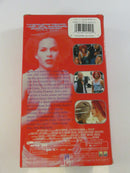 Back of Run Lola Run VHS slipcover with synopsis, film stills, barcode, and German with Yellow English Subtitles note.