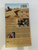 Back of The Phantom Menace VHS slipcover with barcode, film stills, synopsis, and production credits.