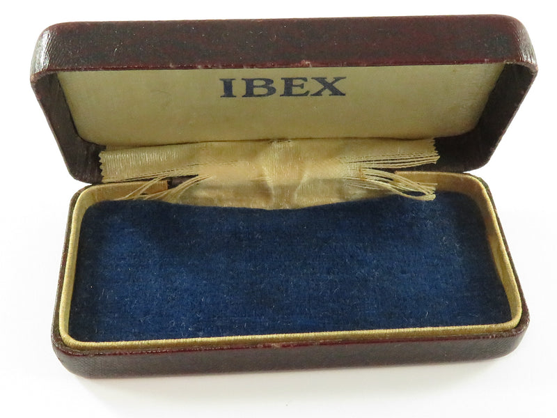 Rare Art Deco Ibex Watch Company Leatherette Watch Box with Receipt & Warranty C