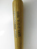 Louisville Slugger Colonial York Baseball Tournament 25th Anniversary Mini Bat 1989 22 Inch Wood Commemorative Souvenir