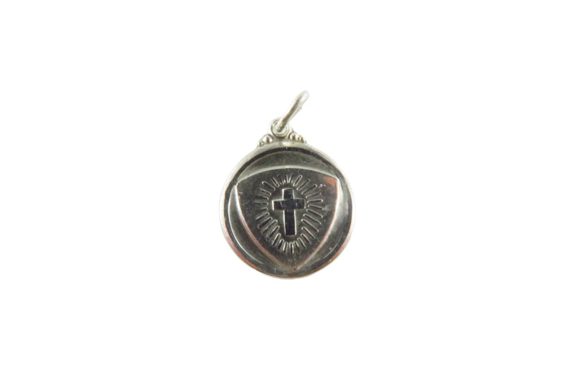 I Am A Methodist Sterling Silver Charm Round Vintage Hayward Sterling