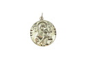 Our Lady of Perpetual Help Medallion Catholic Church Vintage Creed Sterling Meda — Sterling Silver, Silver — front view