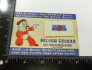 PAL Hollow Ground Razor Blade Promotional Sample Card 1950s USA Advertising Mascot with Unused Blade 4 Inch Cardstock