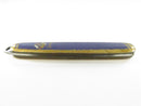Knights of Columbus K of C Enamel Watch Fob Pocket Knife Made in USA Single Blade Mid-Century 2 7/8 Inch Closed