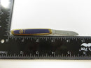 Knights of Columbus K of C Enamel Watch Fob Pocket Knife Made in USA Single Blade Mid-Century 2 7/8 Inch Closed