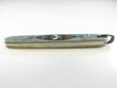Shriners Masonic Sterling Silver Guilloche Enamel Pocket Knife A.O. Oakes Art Deco 1920s 1930s Watch Fob 2 Blade 3 Inch