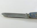 Shriners Masonic Sterling Silver Guilloche Enamel Pocket Knife A.O. Oakes Art Deco 1920s 1930s Watch Fob 2 Blade 3 Inch