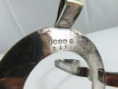 Antique Silver Plate Demitasse Cup Holder Zarf Model 3173 Gothic Martin, Hall & Co Ltd Four-Prong Frame Circa 1900-1920s 90.8g