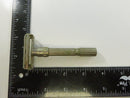 1968 Gillette Slim Adjustable Safety Razor N2 Date Code Nickel-Plated Brass 1-9 Dial USA Double Edge 3 5/8 Inch
