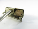 Vintage Christy Single Edge Safety Razor Made in USA Nickel-Plated Metal Diamond Knurled Handle 3 1/2 Inch Wet Shaving