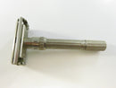 Vintage Gillette Slim Adjustable Safety Razor J3 USA Twist-to-Open Butterfly Head 1-9 Dial 3 5/8 Inch Wet Shaving