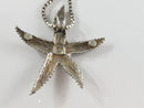 18" Sterling Silver Necklace with 925 Starfish Pendant Big Beach Jewelry product image for Just Stuff I Sell, clear front view, neutral background, original listing photo, optimized descriptive alt text, centered composition variant 4