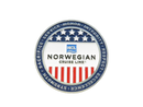 NCL challenge coin side with six U.S. military branch seals surrounding NCL logo