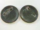 Brothers of the Brush & Official Shaver Permit Vintage Pinback Button Set Benco Trading Co New York 2 1/2 Inch