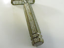 Vintage Ever-Ready 1912 Style Single Edge Safety Razor Lather Catcher Art Deco Handle Made in USA Restoration Parts 3 5/8 Inch