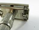 Gillette Slim Adjustable Safety Razor 1965 K2 Double Edge 1-9 Settings Twist to Open Butterfly Doors Made in USA 3 5/8 Inch