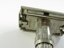 Gillette Slim Adjustable Safety Razor 1965 K2 Double Edge 1-9 Settings Twist to Open Butterfly Doors Made in USA 3 5/8 Inch