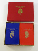 The Royal Birkdale Golf Club Double Deck Playing Card Set Red Blue Presentation Box Southport England Vintage British Open