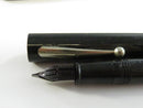 Close view of the gray Esterbrook pen clip and Esterbrook 2668 Firm Medium nib