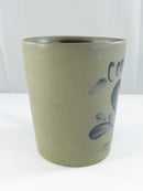 Close-up of stamped Rowe Pottery Works Cambridge Wis. 1993 marking near the mug base.