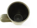 Rowe Pottery Works Centennial PA 1993 Salt Glaze Stoneware Mug Cobalt Heart Cambridge Wisconsin Hand Crafted 3 3/4 Inch